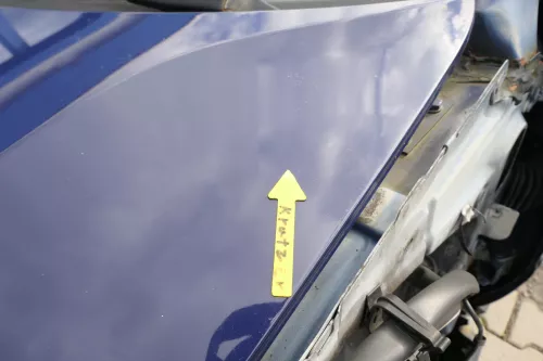 VW Passat 3BG Motorhaube Klappe vorne vorn Haube blau LB5N indigoblau (165108)