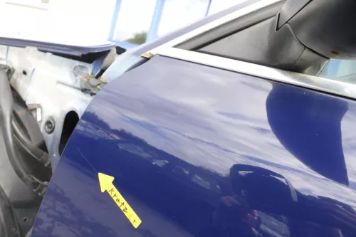 VW Passat 3B 3BG 3B6 Kombi + Limo Tür vorne links Fahrertür blau LB5N ohneAnbaut (165110)