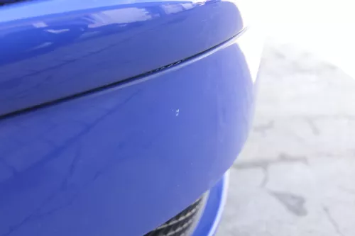 VW Polo 6N2 Stoßstange vorne Frontstoßstange Stoßfänger blau LA5C +Grill (165128)