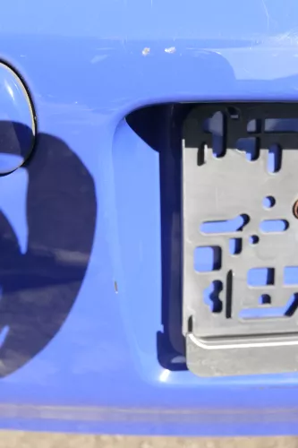 VW Polo 6N2 Stoßstange hinten Heckstoßstange Stoßfänger blau LA5C surf (165131)