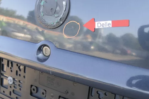 Skoda Octavia 1U Heckklappe hinten Kofferraumklappe grau LF7S L8L8 Limousine (165189)