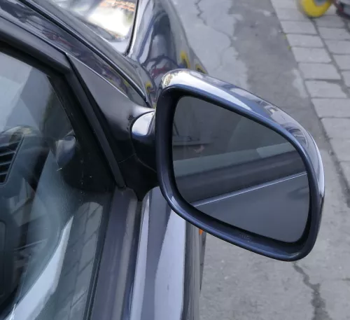 Skoda Octavia 1U elektrisch Spiegel Außenspiegel rechts grau LF7S L8L8 (165194)