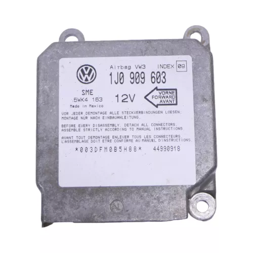 Octavia 1U Steuergerät Airbag Airbagsteuergerät 1J0909603 Index 09 für 2x Airbag (165198)