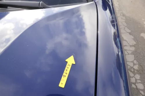 VW Passat 3BG Motorhaube Klappe vorne vorn Haube blau LA5E (165227)