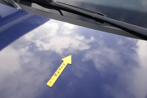 VW Passat 3BG Motorhaube Klappe vorne vorn Haube blau LA5E (165227)