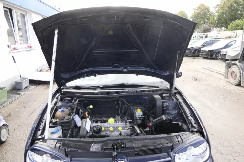VW Golf 4 Motorhaube Haube Klappe vorne blau LA5G (165250)