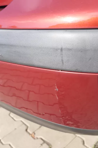 VW Golf 4 Limousine Stoßstange hinten Heckstoßstange Stoßfänger rot braun LC3K (165276)