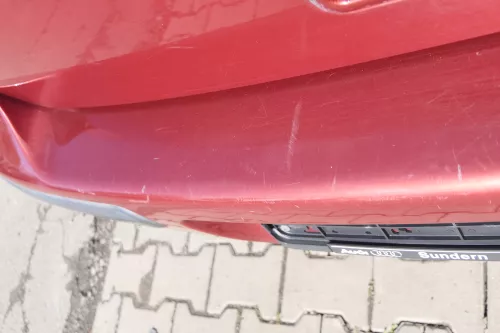 VW Golf 4 Limousine Stoßstange hinten Heckstoßstange Stoßfänger rot braun LC3K (165276)