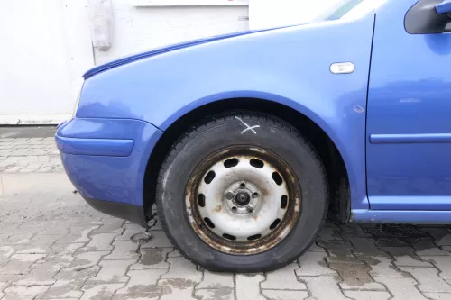 VW Golf 4 1J Kotflügel vorne links blau LW5Y