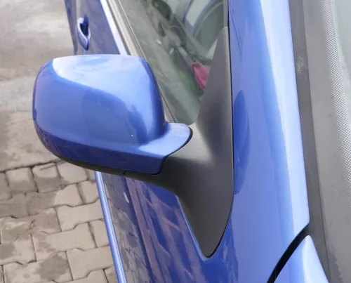 Golf 4 Bora elektrischer Spiegel vorne rechts Außenspiegel blau LW5Y Glas (165326)