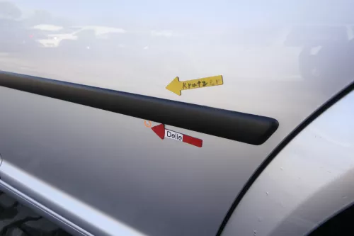 VW Golf 4 Bora Tür hinten links nur Kombi / Variant silber LA7W - ohne Anbauteil (165355)