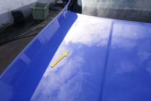 VW Golf 4 Motorhaube Haube Klappe vorne blau LW5Z (165384)