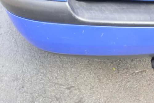 VW Golf 4 Kombi Avant Stoßstange hinten Heckstoßstange Stoßfänger blau LW5Z (165386)