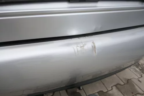 Audi A4 B5 Limousine Stoßstange hinten Heckstoßstange silber grau LY7M biscaBj99 (165397)