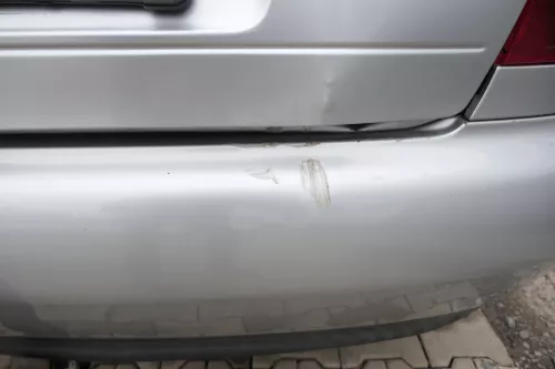 Audi A4 B5 Limousine Stoßstange hinten Heckstoßstange silber grau LY7M biscaBj99 (165397)