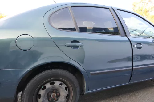 Seat Leon Toledo 1M Tür hinten rechts Beifahrerseite LS5W AZUL TOPACIO L5SW grün