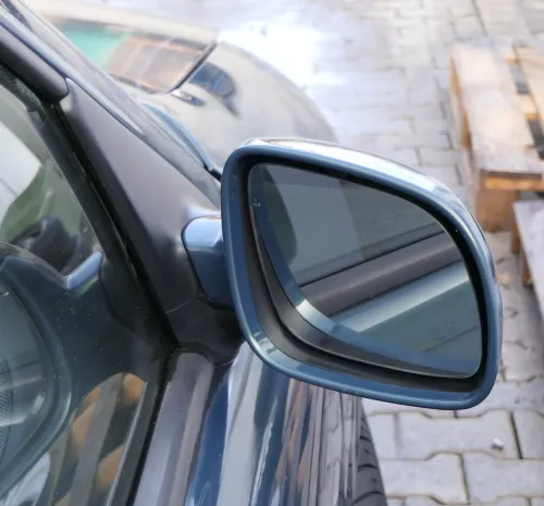 Leon 1M manueller Spiegel Außenspiegel rechts Glas LS5W AZUL TOPACIO L5SW grün (165481)