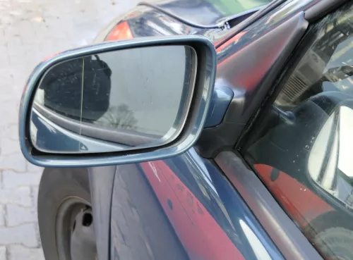 Leon 1M manueller Spiegel Außenspiegel links Glas LS5W AZUL TOPACIO L5SW grün (165482)