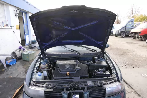 Seat Leon Toledo 1M Motorhaube Haube Klappe vorne LS5W AZUL TOPACIO L5SW grün (165483)