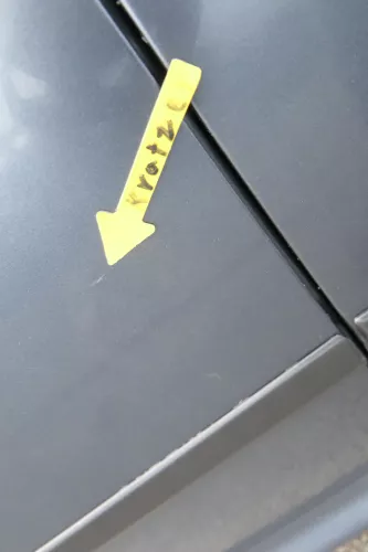 Skoda Octavia 1U Kombi + Limo Tür vorne links Fahrertür grau LF7V 9901 U9 ohne A (165487)