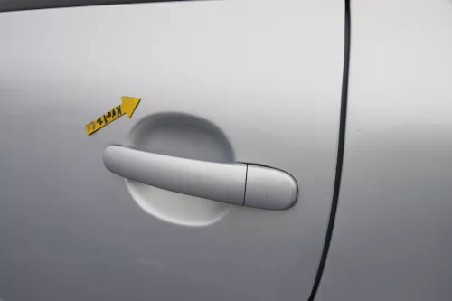 VW Passat 3B 3BG Limousine Tür hinten links silber grau LB7Z satinsilber (165506)