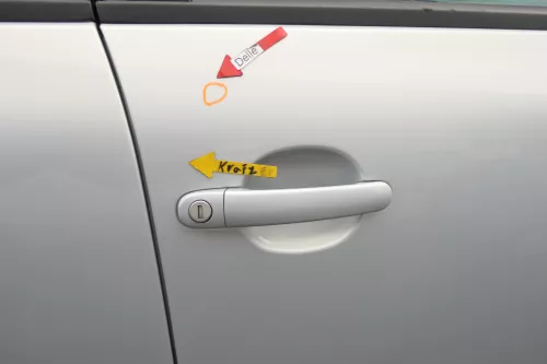 VW Passat 3B 3BG Kombi + Limo Tür vorne rechts Beifahrertür grau silber LB7Z (165526)