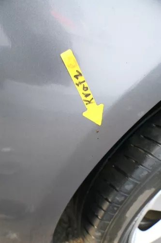 VW Touran 1T Kotflügel vorne rechts grau LD7X ca.2003-2006 platinumgrey 165553 (165553)