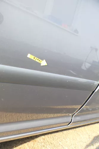 VW Touran 1T 1T3 Tür hinten rechts grau LD7X - ohne Anbauteile (165556)