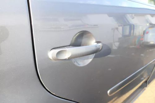 VW Touran 1T 1T3 Tür hinten rechts grau LD7X - ohne Anbauteile (165556)