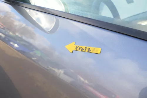 VW Touran 1T 1T3 Tür vorne links Fahrertür grau LD7X OHNE Anbauteile Cross (165560)