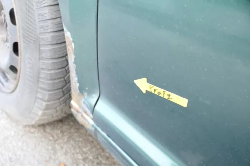 VW Golf 4 Bora Tür vorne links Fahrertür 4/5-Türer & Kombi grün LC6M -ohneAnba (165603)