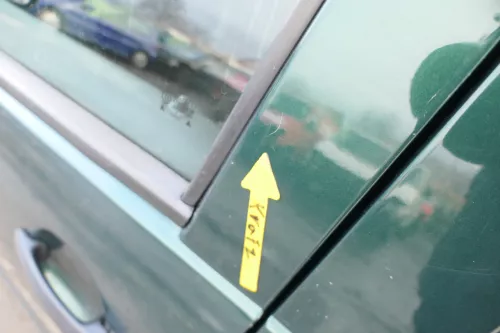 VW Golf 4 Bora Tür vorne links Fahrertür 4/5-Türer & Kombi grün LC6M -ohneAnba (165603)