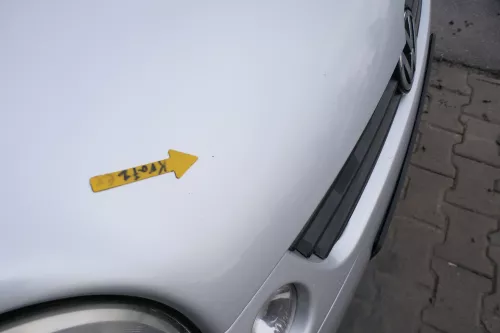 VW Lupo Motorhaube KLappe vorne silber LA7W reflexsilber grau (165619)