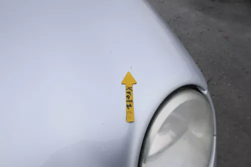 VW Lupo Motorhaube KLappe vorne silber LA7W reflexsilber grau (165619)