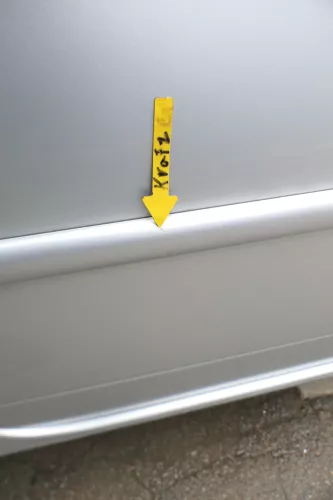 VW Lupo Seat Arosa Tür vorne rechts Beifahrertür silber LA7W (für elektr.Fenst (165624)