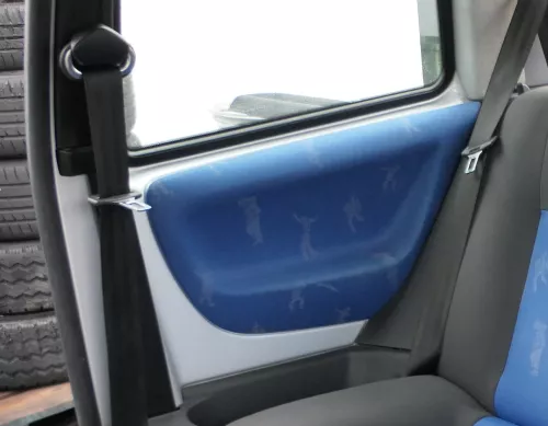 2x Lupo Arosa Verkleidung Seite hinten links rechts Abdeckung blau College (165634)