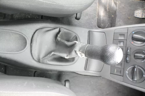 VW Lupo Polo 6N Schaltknauf Schaltsack Schaltung Schaltknüppel College schwarz (165635)