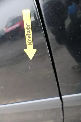 VW Polo 9N 9N3 Tür vorne links Fahrertür 2/3-Türer schwarz L041 ohneAnbautei (165658)