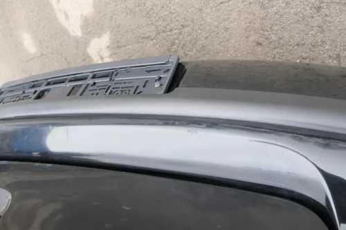 VW Polo 9N 9N3 Stoßstange hinten Heckstoßstange Stoßfänger schwarz L041 (165661)