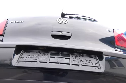 VW Polo 9N 9N3 Stoßstange hinten Heckstoßstange Stoßfänger schwarz L041 (165661)