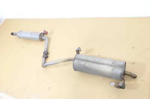 VW Polo 9N Ibiza 6L Auspuff Endschalldämpfer + Mittel hinten 1,2 AWY AZQ BMD BME (165662)