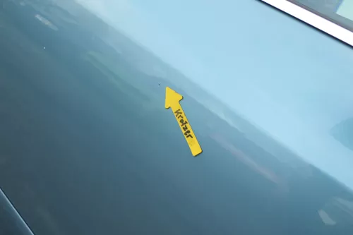 Audi A6 4B C5 Tür nur Türblatt vorne rechts Beifahrertür  grün blau LX6V jaspisg (165667)