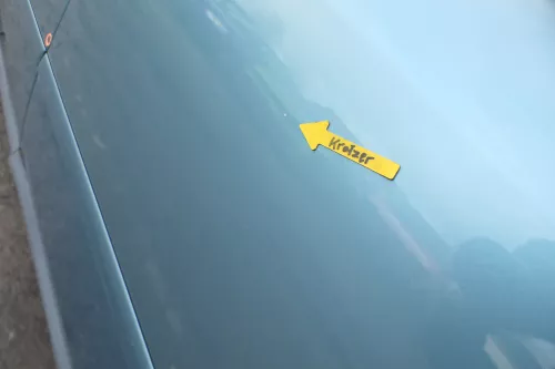 Audi A6 4B C5 Tür nur Türblatt vorne rechts Beifahrertür  grün blau LX6V jaspisg (165667)