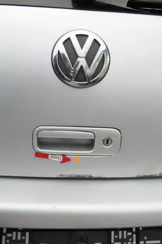 VW Golf 4 Limousine nur Spoiler silber LA7W ABT Tuning an Heckklappe Klappe (165712)