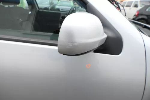 Golf 4 Bora elektrischer Spiegel vorne rechts Außenspiegel grau silber LA7W Glas (165715)