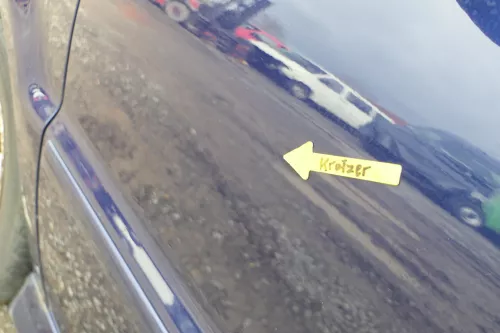 VW Polo 6N 6N2 Tür vorne links Fahrertür 4/5-Türer blau LB5N ohneAnbauteile (165748)