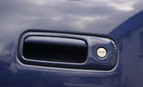 Polo 6N Golf 4 6N2 Lupo Griff Heckkklappe Heckklappengriff blau LB5N Öffner