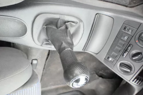 VW Lupo Polo 6N2 Schaltknauf Schaltsack Schaltung Schaltknüppel schwarz (165762)