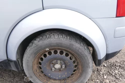 Audi A2 8Z Kotflügel Abdeckung Verbreiterung Radabdeckung hinten links blau LY7R