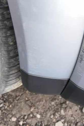 Audi A2 8Z Kotflügel Abdeckung Verbreiterung Radabdeckung hinten links blau LY7R (165829)